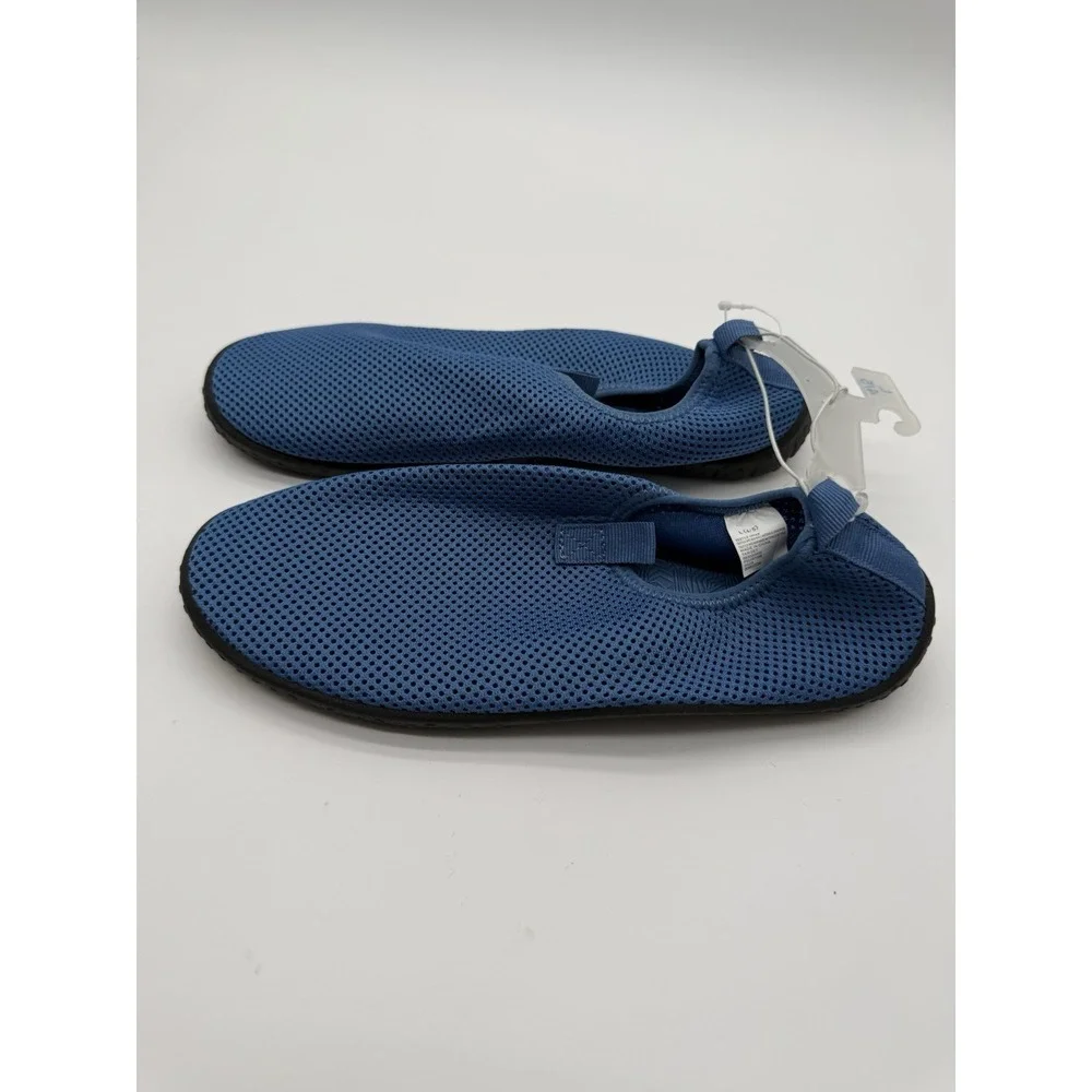 NEW- Sun Squad Kids Blue Water Shoes Size Large( 4/5)